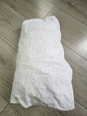 White Fitted Crib Sheet Cotton Nursery Bedding Standard Size🩷